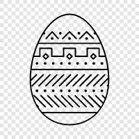 Easter, eggs, candy, chocolate icon svg