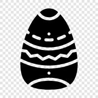 Easter, egg, candy, baskets icon svg