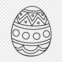 Easter Eggs, Easter Basket, Easter Bunny, Easter Egg Hunt icon svg