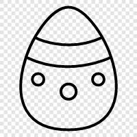 Easter Eggs, Easter Basket, Easter Goodies, Easter Treats icon svg