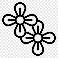 Ostern, Ostereier, Osterkörbe, Frühlingsblumen symbol