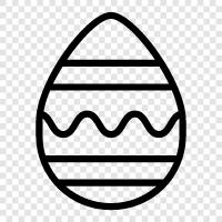 Easter, eggs, chocolate, bunny icon svg