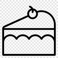 einfach, narrensicher, narrensichere Kuchen, Kuchen Rezept symbol