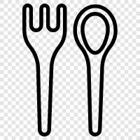 Essen, Utensil, Löffel symbol