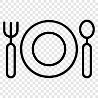 eating, cuisine, restaurant, cooking icon svg