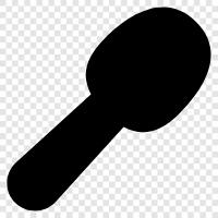 eating utensils, kitchen utensils, cookware, Spoon icon svg