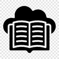 ebook, online, reading, books icon svg