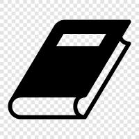 eBook, reading, literature, Book icon svg