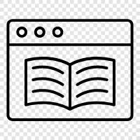 ebook, ereader, electronic book, ereading icon svg