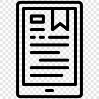 ebook reader, ebook reader for android, ebook reader for ipad, ebook icon svg