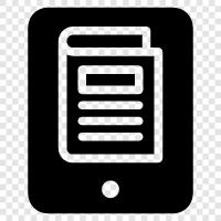 ebooks, reading, books, literature icon svg