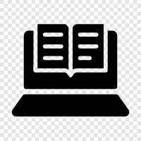 eBooks, eReader, Kindle, PDF ikon svg