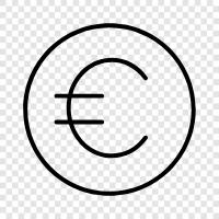 ECB, bank, economy, finance icon svg