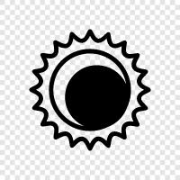 eclipse, solar eclipse, solar eclipse 2017, eclipse watch icon svg