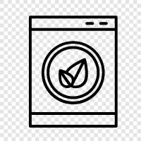 eco detergent, eco friendly, eco friendly laundry, eco friendly washing machine icon svg