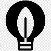 ecofriendly bulb, energy saver, energy efficient, CFL icon svg