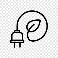 ecofriendly, renewable energy, ecoconscious, sustainable energy icon svg