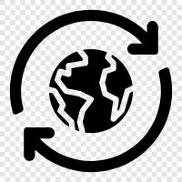 Ökologie, Umwelt, Recycling, Nachhaltigkeit symbol