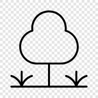 ecology, environment, climate, trees icon svg