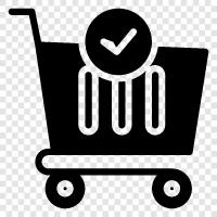 eCommerce, OnlineShopping, Warenkorb symbol