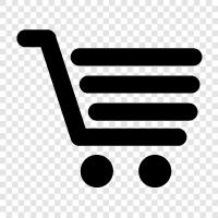 eCommerce, OnlineShopping, OnlineWarenkorb, Einkaufswagen symbol