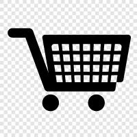 ECommerce, OnlineShopping, OnlineShop, Einkaufswagen Software symbol