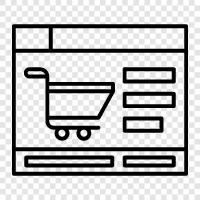 ecommerce website, ecommerce store, online store, ecommerce business icon svg