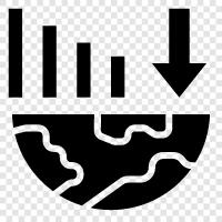 Wirtschaftswachstum, Bruttoinlandsprodukt, nationales Einkommen, Unternehmensinvestitionen symbol