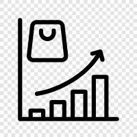 economic growth, global growth, business growth, job growth icon svg