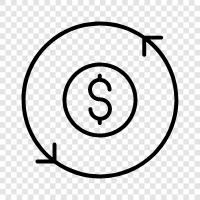 economics, banking, investments, stocks icon svg