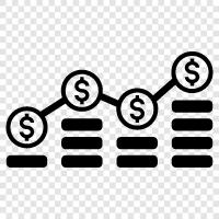 economics, investment, banking, stocks icon svg