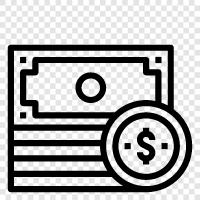 economics, investments, stocks, bonds icon svg