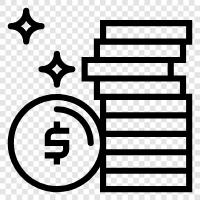 economy, finance, investments, stocks icon svg