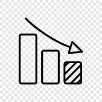 Economy, Recession, Stock Market, Downward Trend icon svg