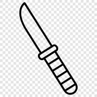 edged weapon, cut, slice, chop icon svg