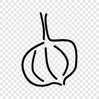 essbar, Gemüse, Kochen, Knoblauch symbol
