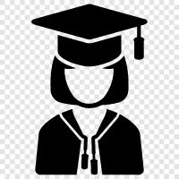 education, university, student, degree icon svg