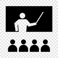 educator, teaching methods, teaching materials, teaching strategies icon svg