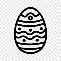 egg, Easter, eggs, candy icon svg