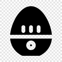 Egg Timer, Eier, Timer, Kochen symbol