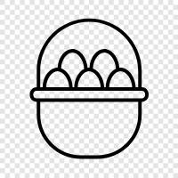 Eier benedict, Rührei, Omelett, Eier bened symbol