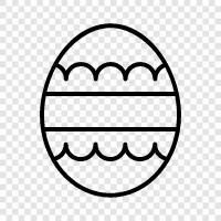 Eier, Osterkörbe, Osterspielzeug, Ostereier symbol