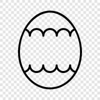 Eier, Küken, Eiersuche, Ostereier symbol