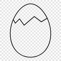 Eggs, Broken, Broken Egg, Shattered icon svg