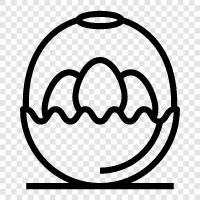 eggs, Easter, easter eggs icon svg