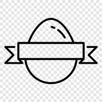 eggs, Easter, decoration, chocolate icon svg