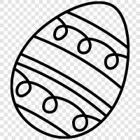 Eier, Ostereier symbol