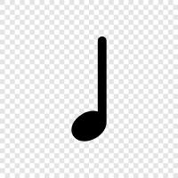 eighth note, triplet, dotted quarter note, sixteenth note icon svg