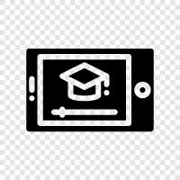 eLearning, online courses, online learning platforms, online learning software icon svg