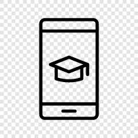 eLearning, MOBILE LEARNING, eLearning Platforms, Mobile Learning icon svg